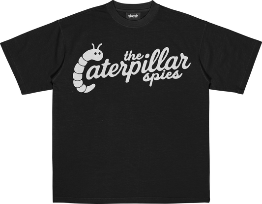 The Caterpillar Spies Logo Tee (Black)