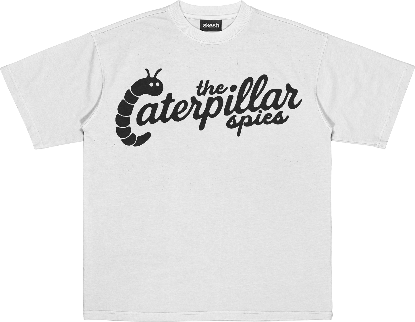 The Caterpillar Spies Logo Tee (White)