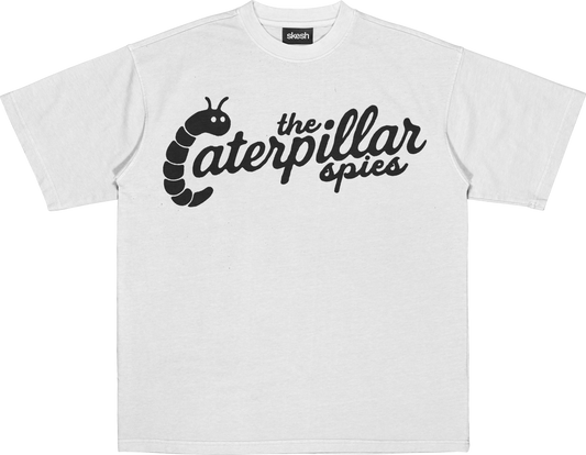 The Caterpillar Spies Logo Tee (White)