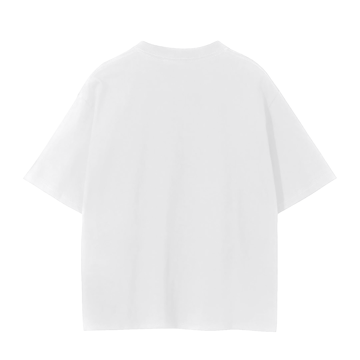 White Logo Tee