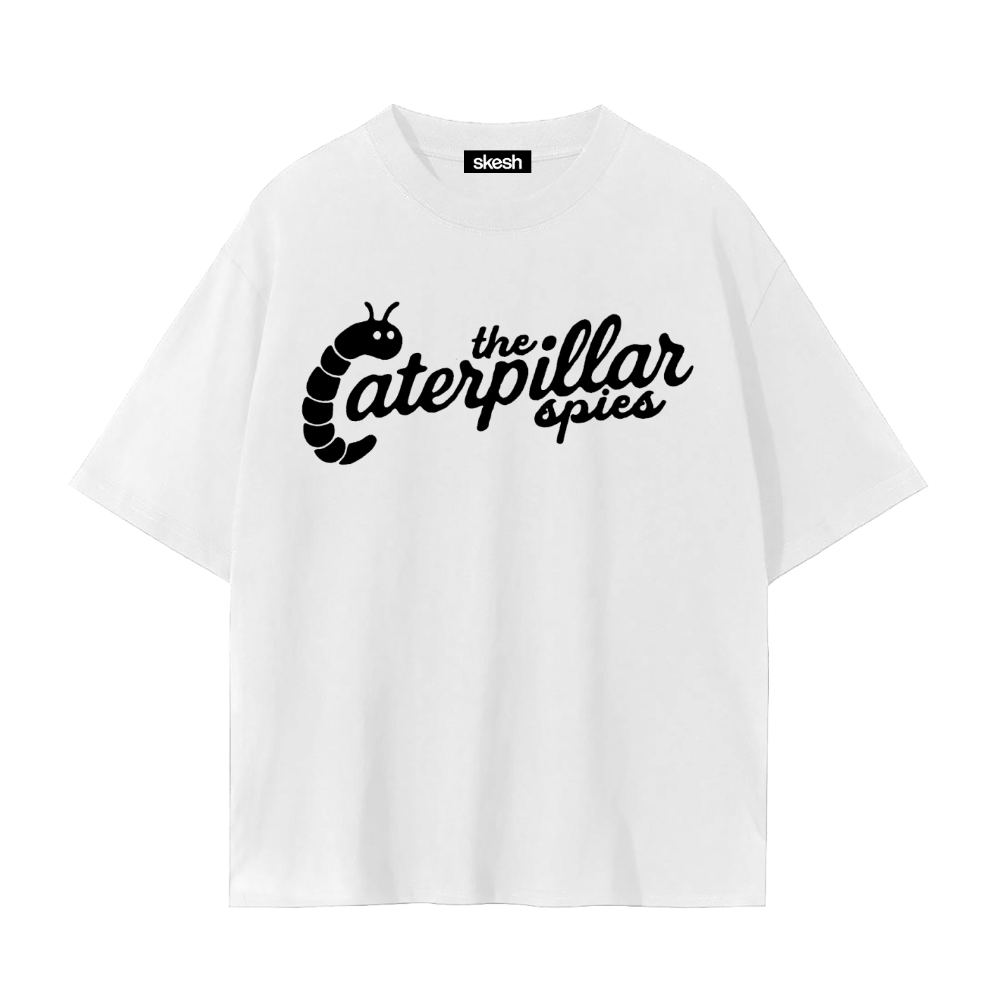 White Logo Tee